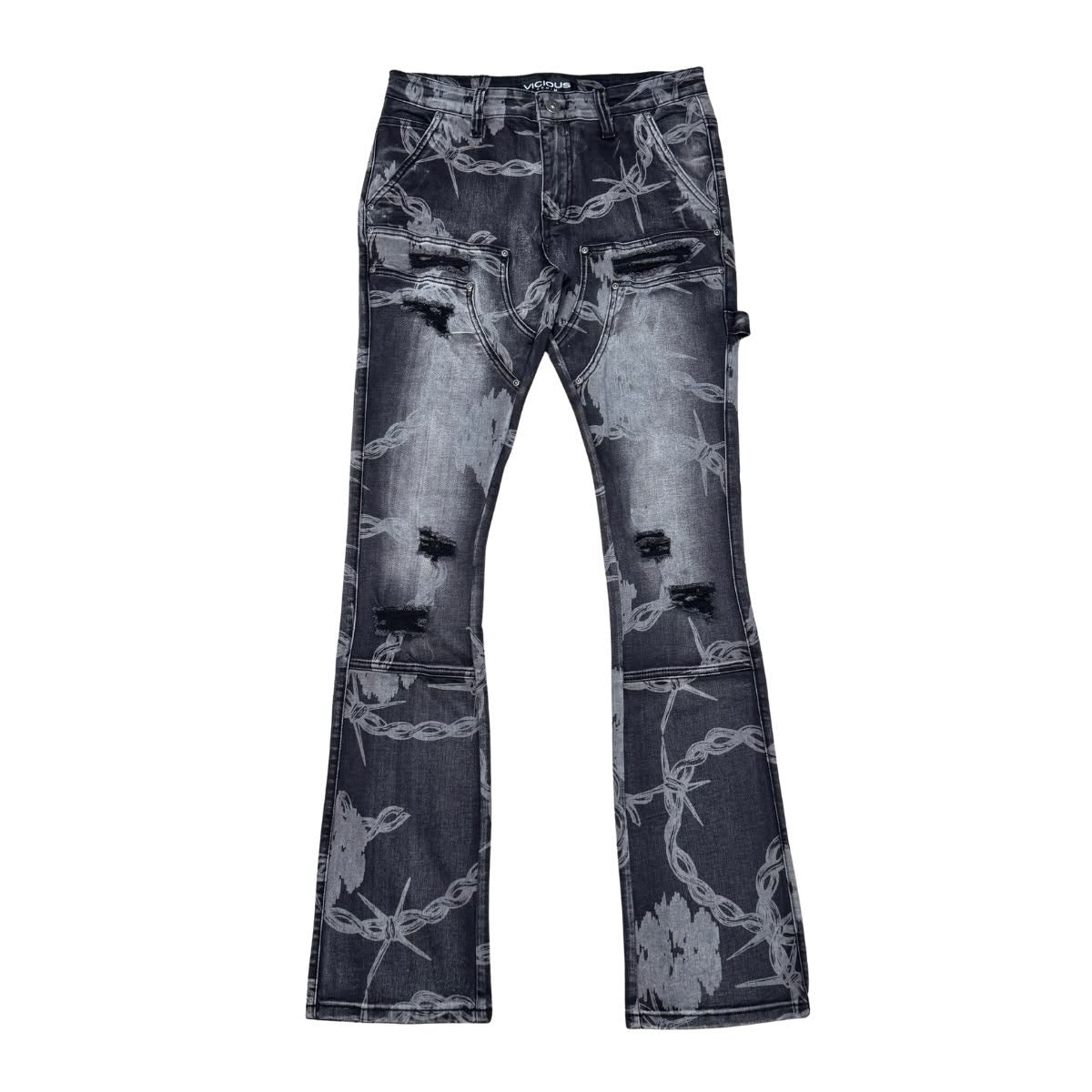Vicious Stacked Jeans (113)
