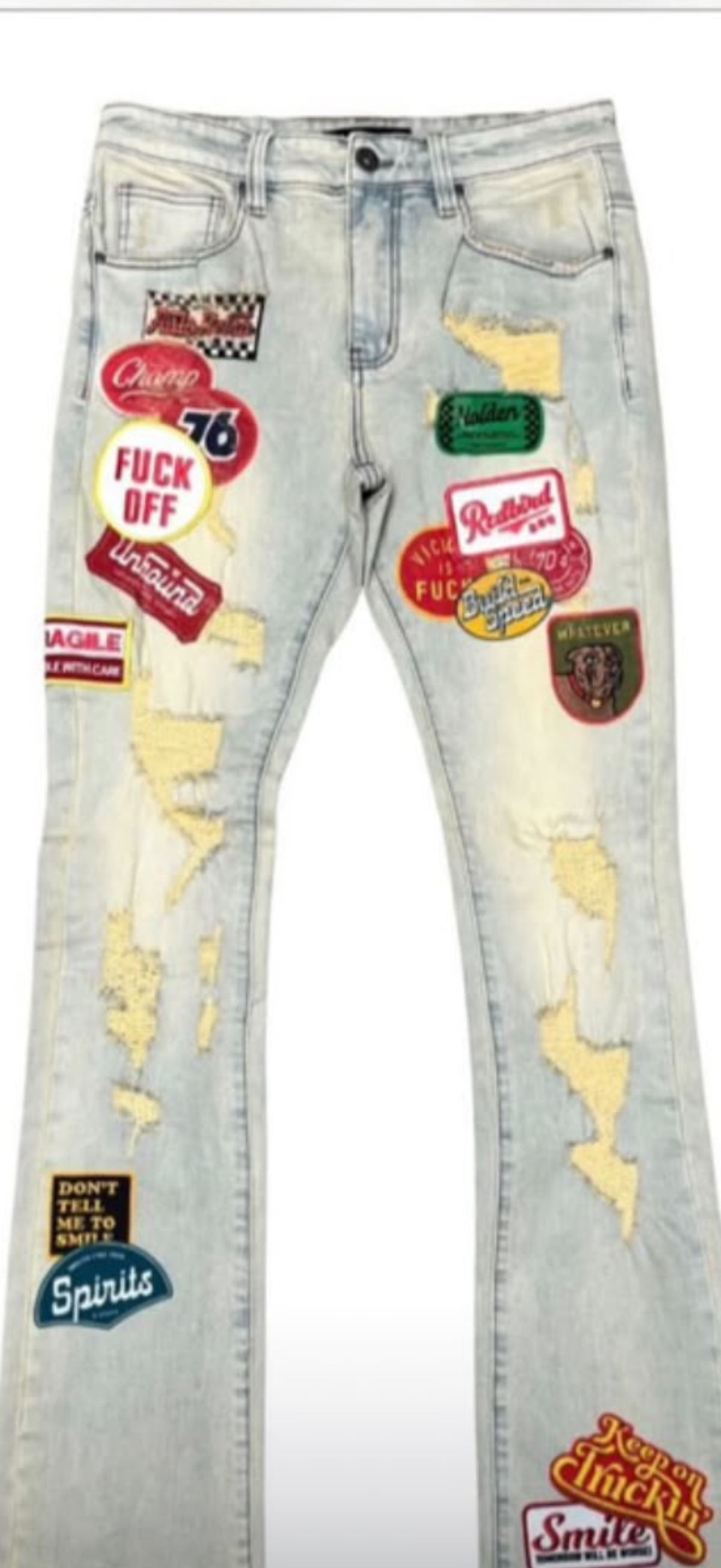 Vicious Stacked Jeans (022)
