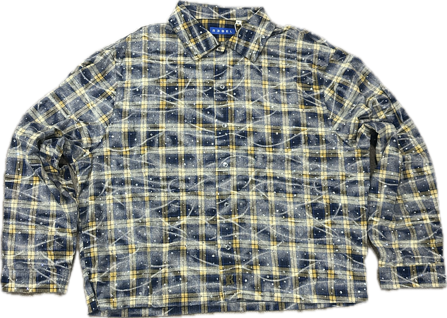Rebel Minds Diamond Button Down Shirt