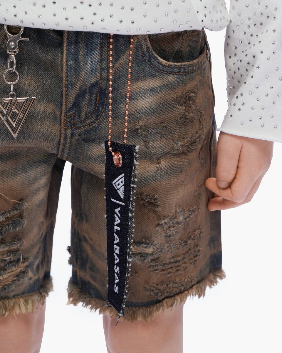 Kid's Valabasas Denim Shorts