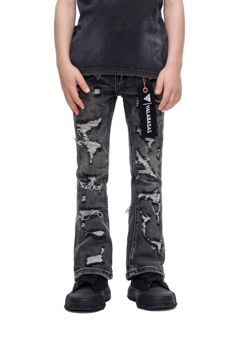 Kids Valabasas Stacked Jeans