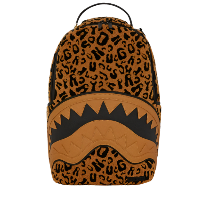 Sprayground Cheetah Chenille DLXSV Backpack