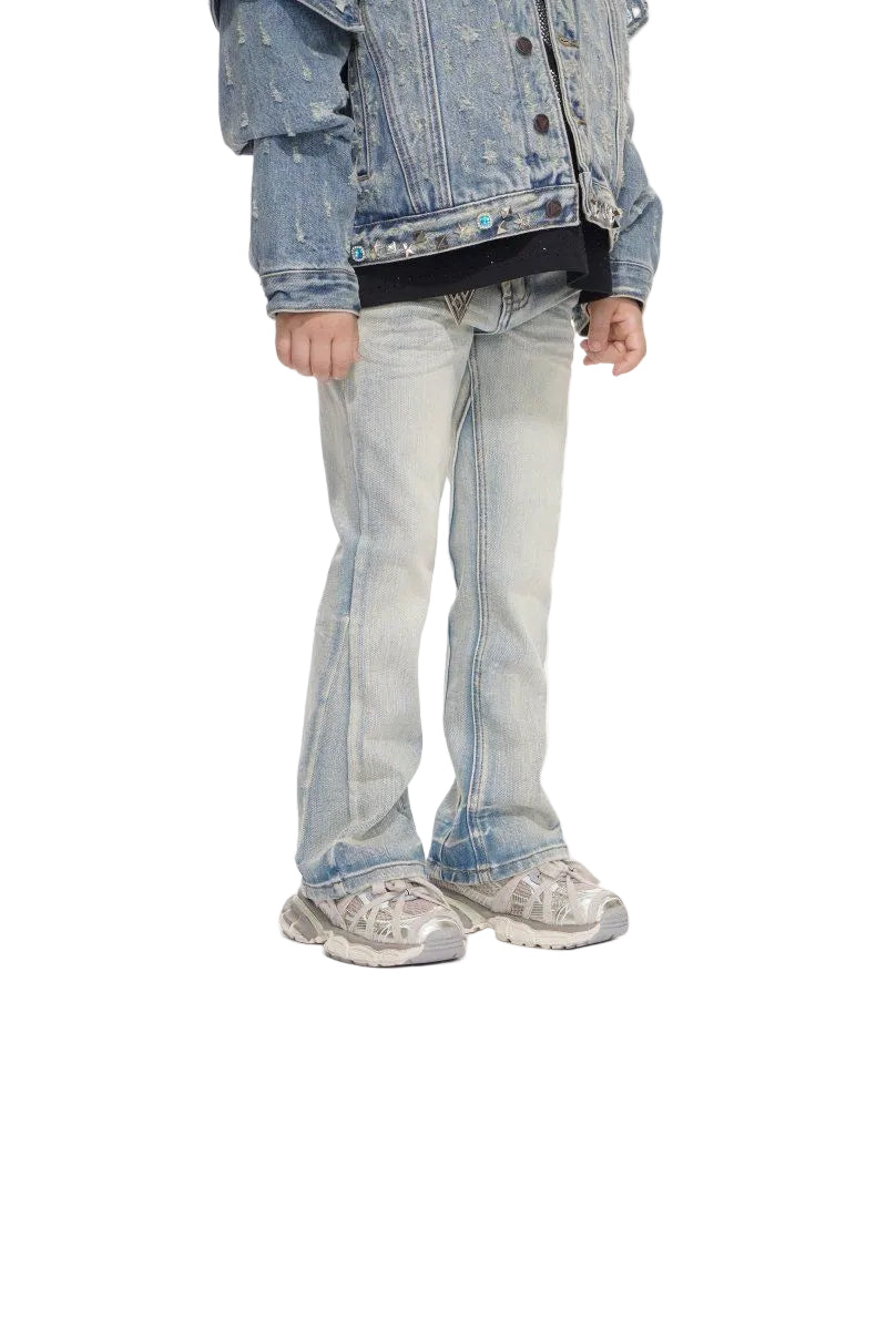 Kids Valabasas Stacked Jeans