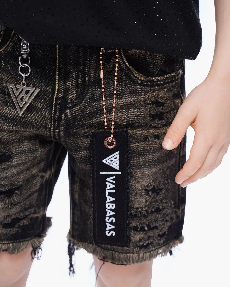 Kid's Valabasas Denim Shorts