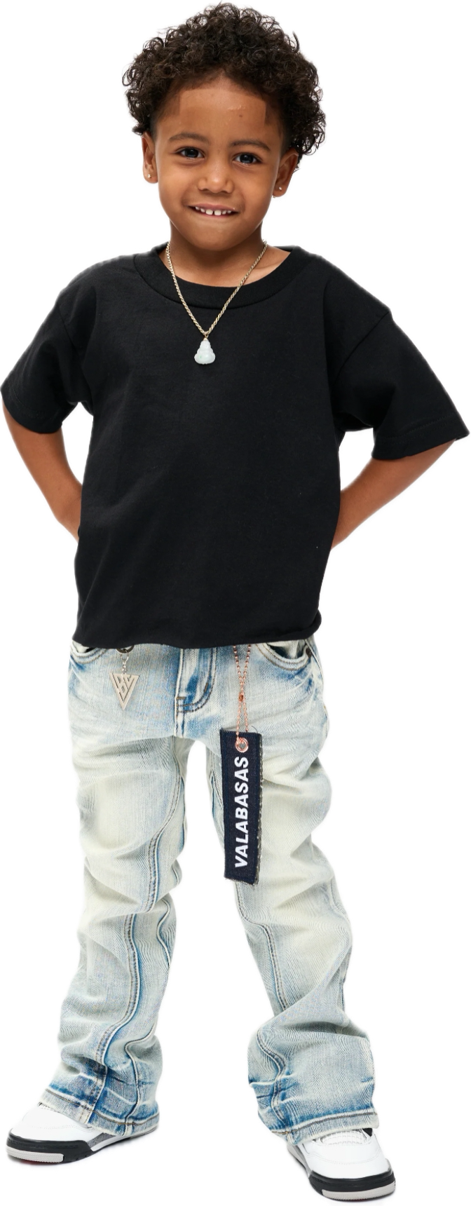Kids Valabasas Stacked Jeans