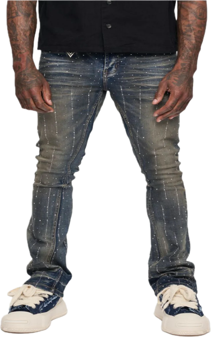 Valabasas Stacked Jeans (Diamonds)