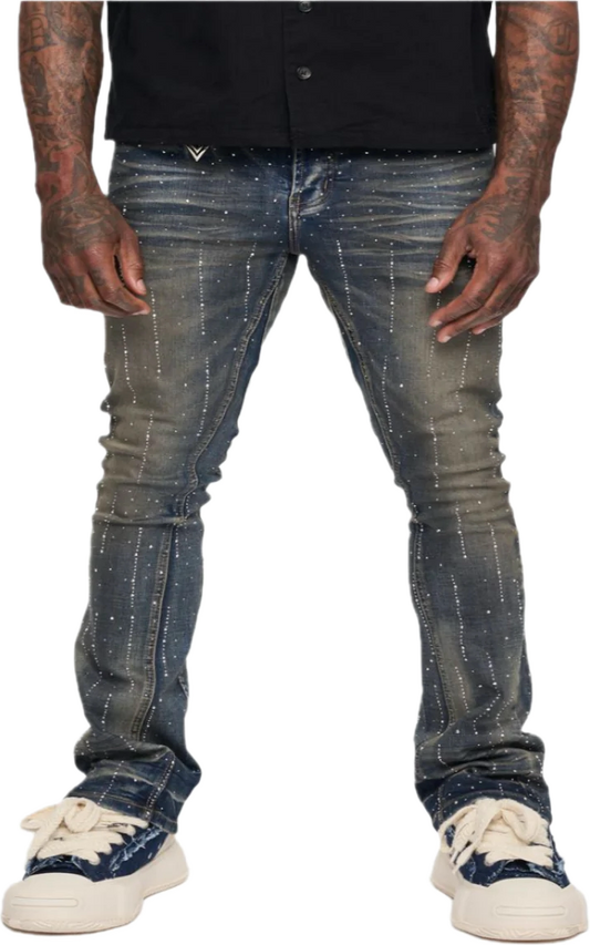 Valabasas Stacked Jeans (Diamonds)