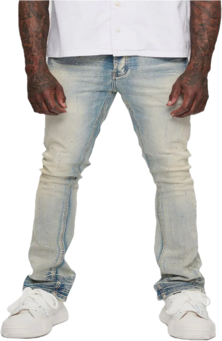 Valabasas Stacked Jeans (Diamonds)