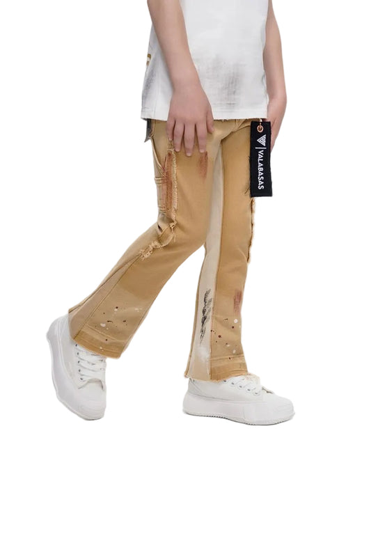 Kids Valabasas Stacked Jeans