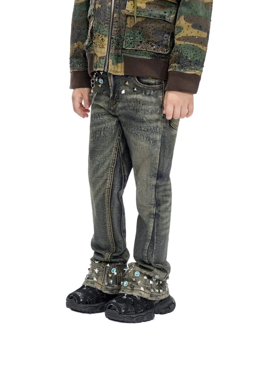 Kids Valabasas Stacked Jeans