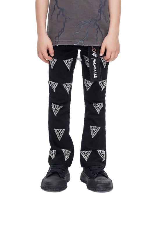 Kids Valabasas Stacked Jeans