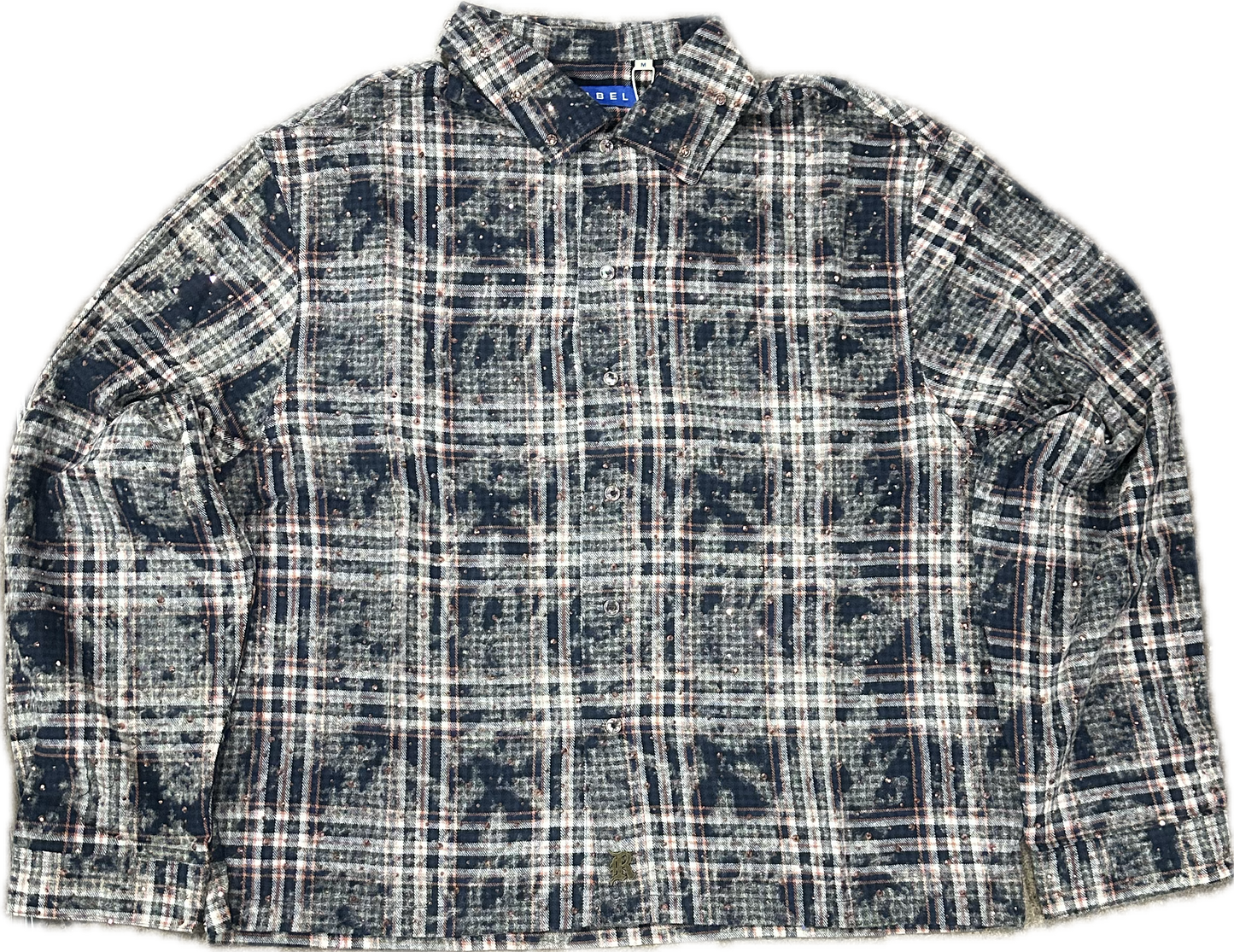 Rebel Minds Diamond  Button Down Shirt