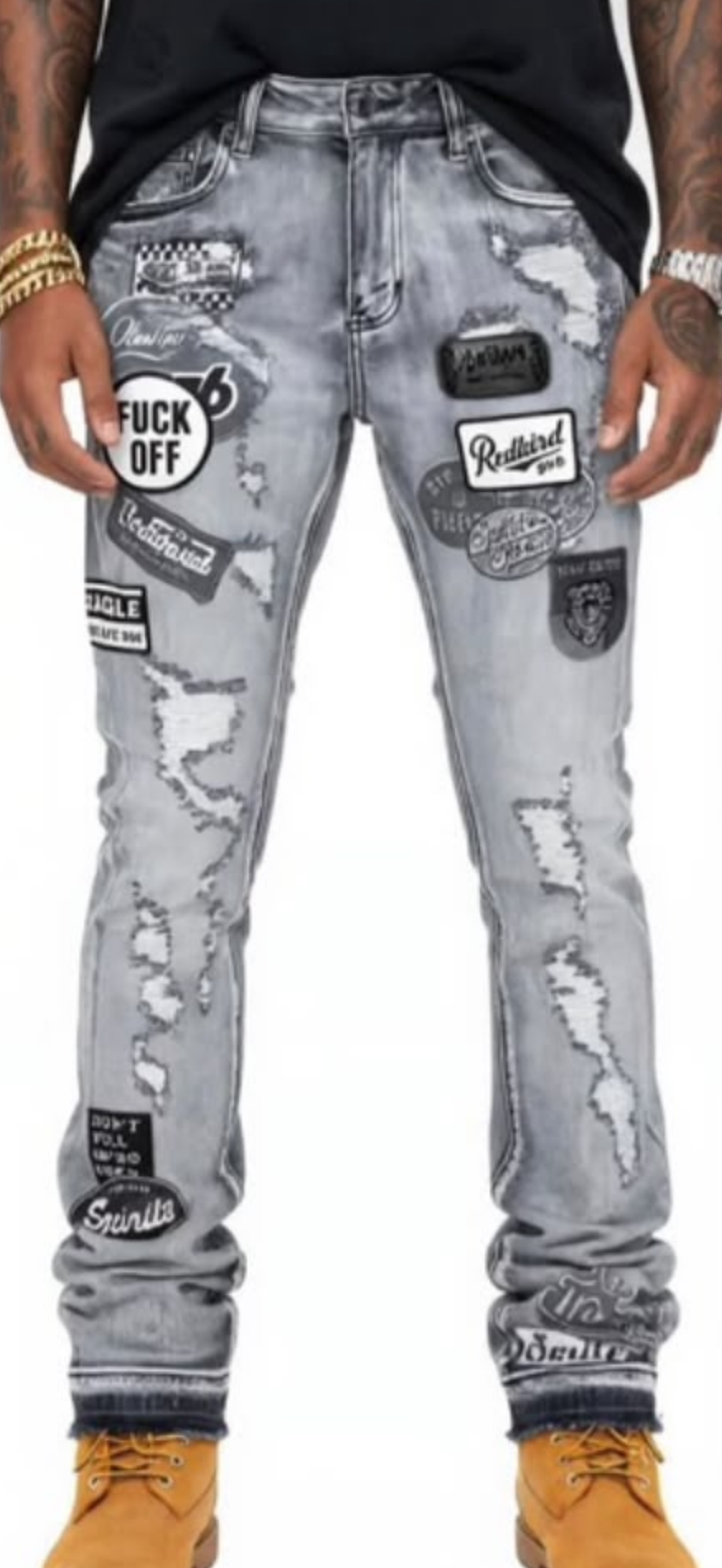 Vicious Stacked Jeans (022)