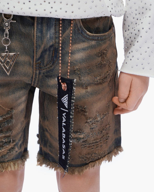 Kid's Valabasas Denim Shorts