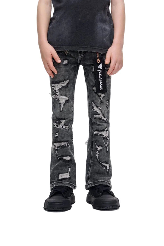 Kids Valabasas Stacked Jeans