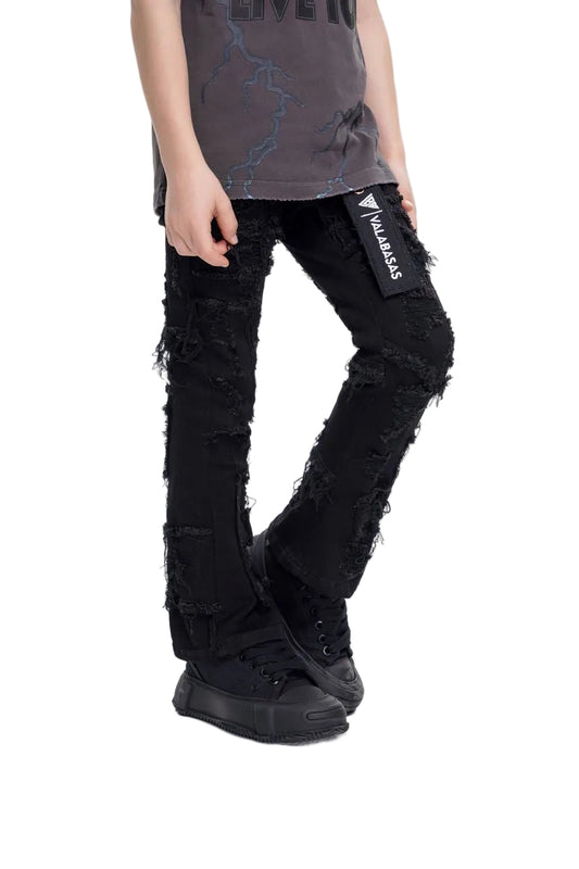 Kids Valabasas Stacked Jeans