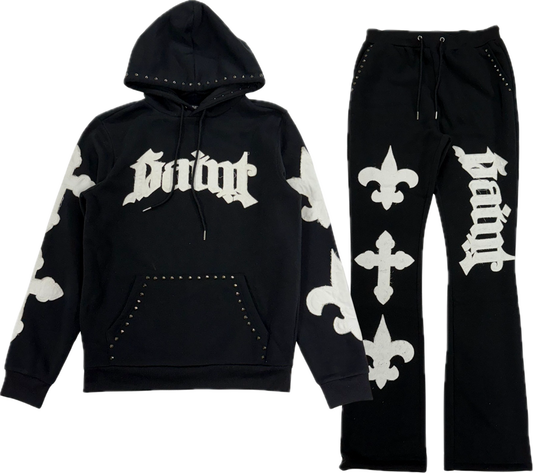 Black Pike Sweat Suit