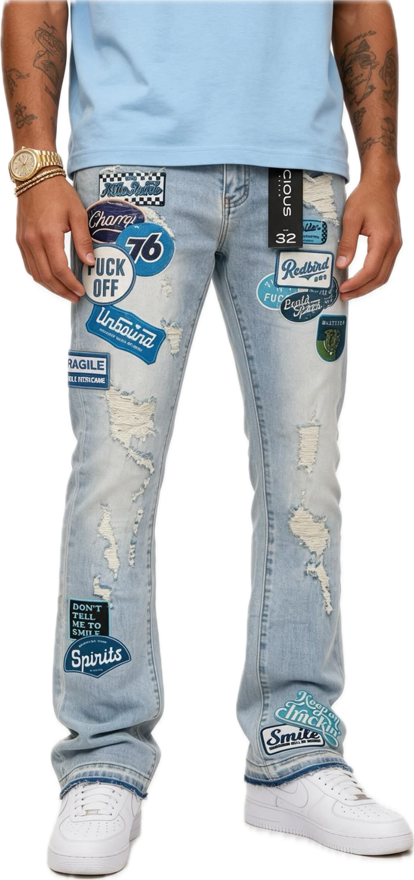 Vicious Stacked Jeans (022)