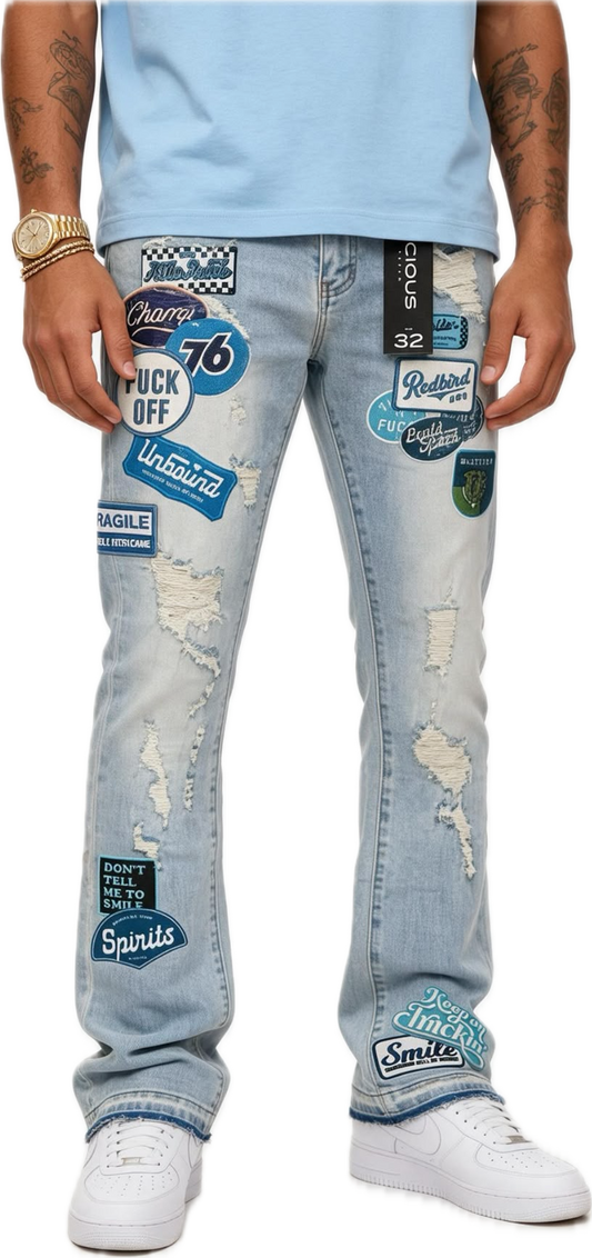 Vicious Stacked Jeans (022)