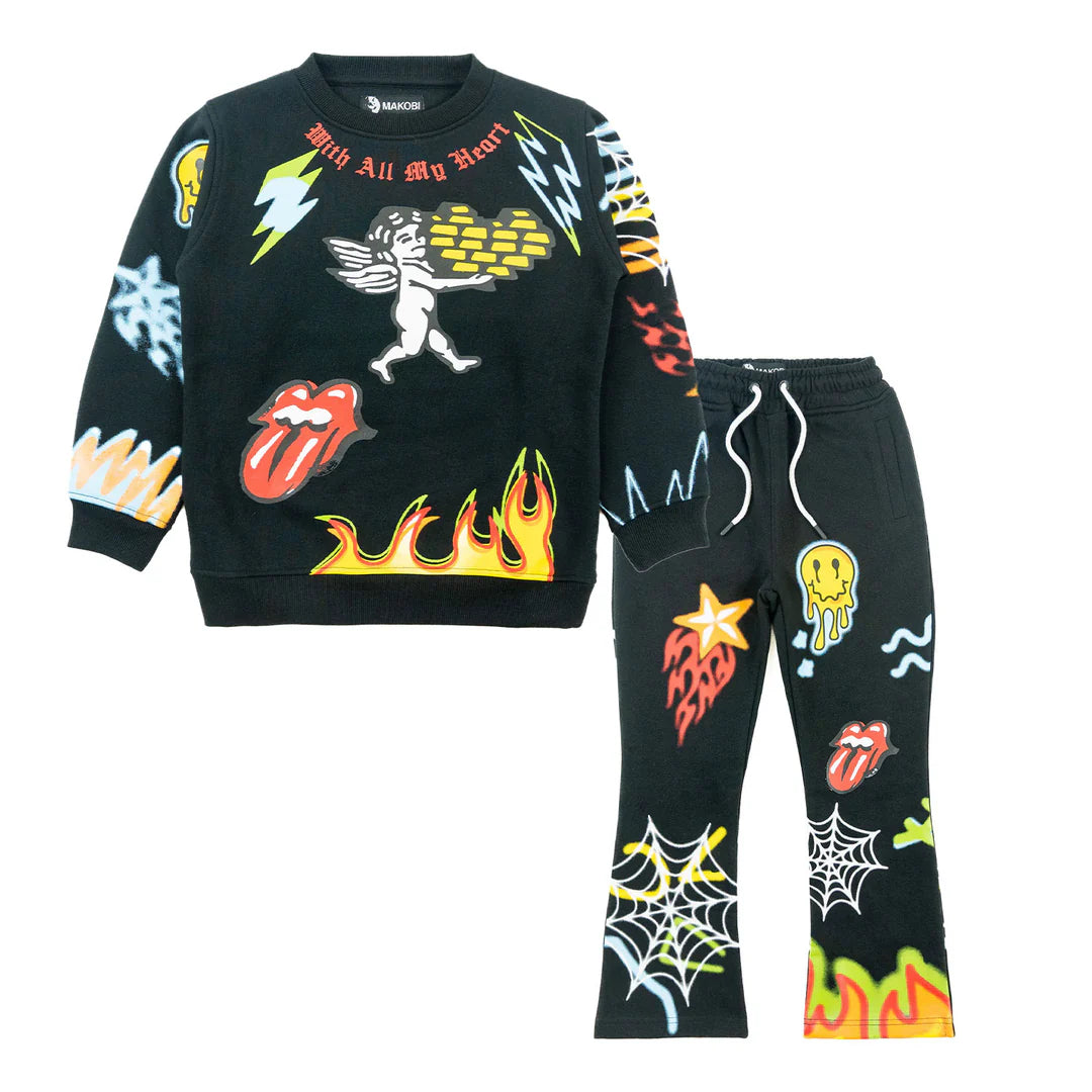 Kids Makobi Sweat Suit