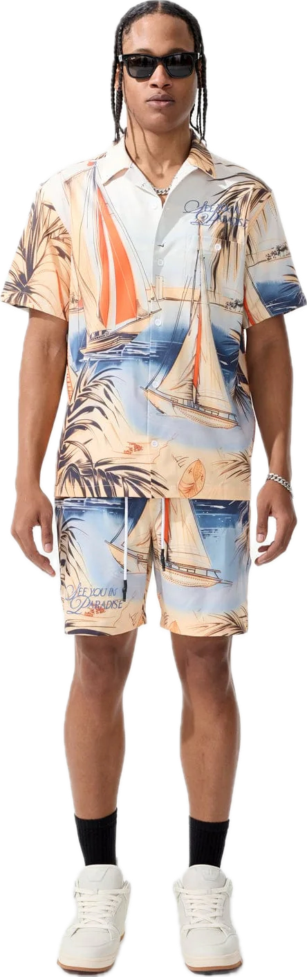 Jordan Craig Button-Up Short Set