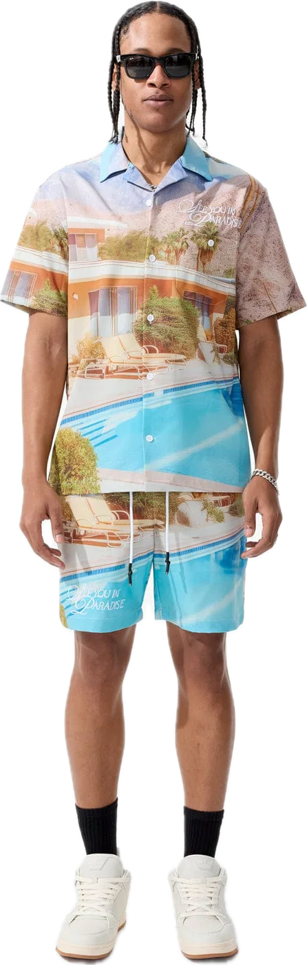 Jordan Craig Button-Up Short Set