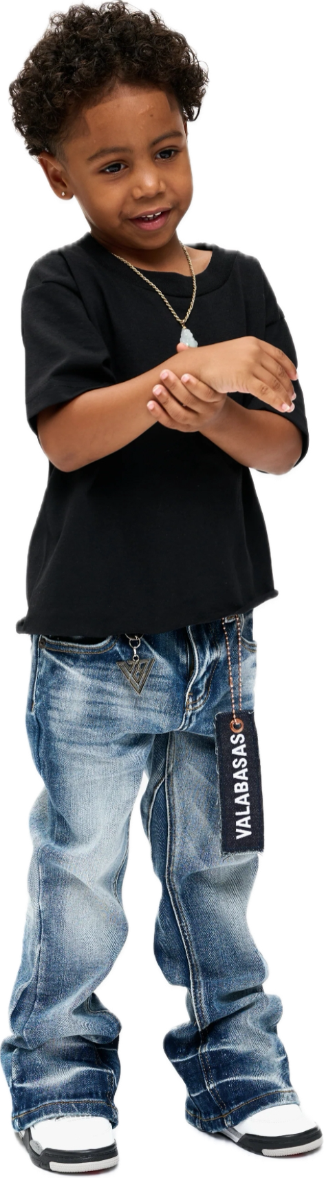 Kids Valabasas Stacked Jeans